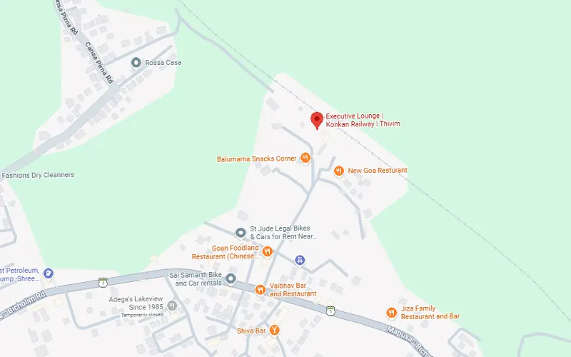 Thivim Railway Station map image