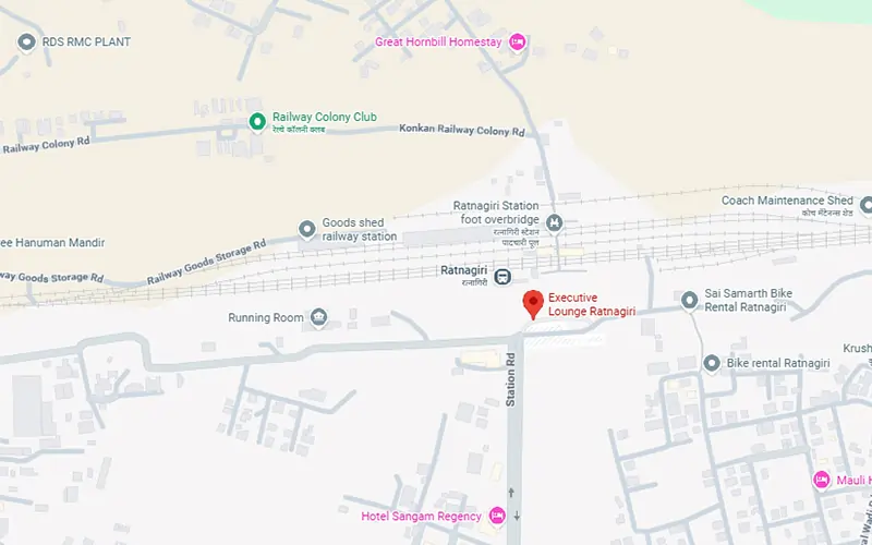 Ratnagiri Railway Station map image